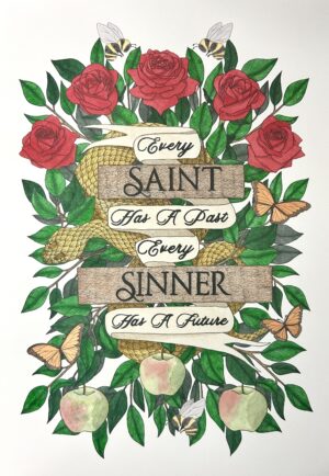 Saints & Sinners Bright Detailed Artwork
