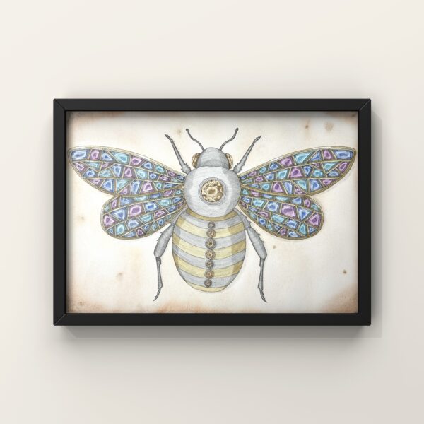 Jewelled Bee Print - Image 2